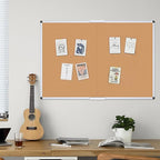 VIZ-PRO 60" x 48" Large Cork Bulletin Board, Foldable & Wall-Mounted Notice Pin - Image 7