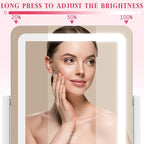 ROLOVE Vanity Mirror with Lights, 12.6"x15" LED Makeup Mirror with Lights - Image 4