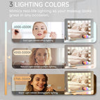 Hollywood Vanity Mirror with Lights, 3 Color Lights, 10x Magnification - Image 2