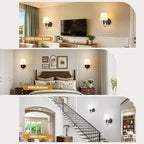 Battery Operated Wall Sconce Set of 2, Rechargeable Wall Sconce - Image 9