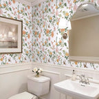 Froluya Floral Peel and Stick Wallpaper Vintage Floral Contact Paper 16.9” x - Image 9