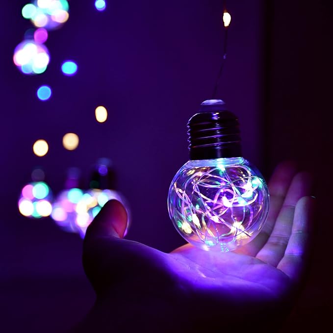YOLIGHT Wishing Ball Curtain Lights 200 LED Window Curtain String Light - Image 2
