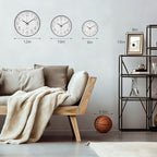 Wall Clock Non-Ticking Silent Modern Simple Style Round Decor Clock - Image 3