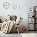 Wall Clock Non-Ticking Silent Modern Simple Style Round Decor Clock - Image 3