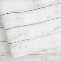 Abyssaly White Grey Wood Self Adhesive Paper 17.71 in X 32.8 Ft Removable Wood by Abyssaly