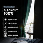 SimpleHome 100% Blackout Curtains - Image 2