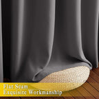 NICETOWN Blackout Sliding Glass Door Curtain 90 inches Long, Grommet Thermal - Image 7