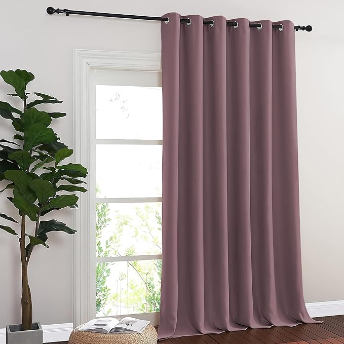NICETOWN Dry Rose Blackout Curtains - Image 8