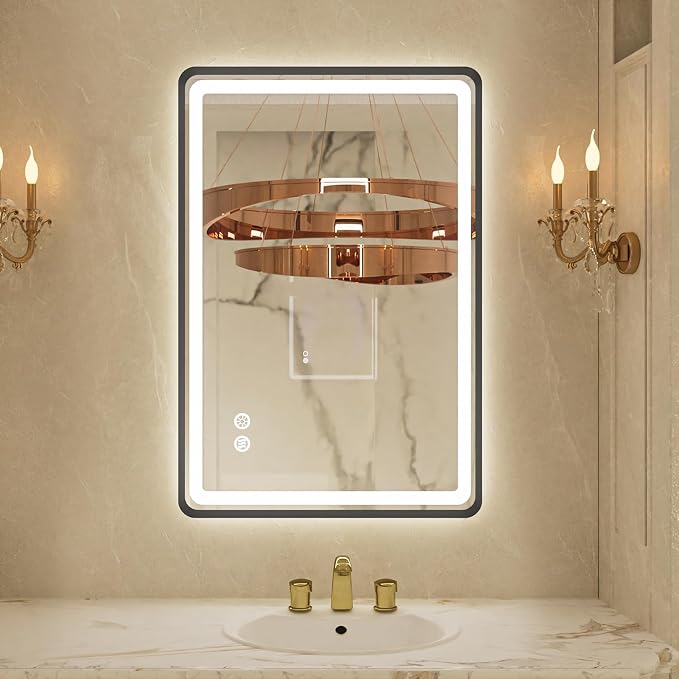 24x32 Inch LED Bathroom Mirror - Image 9