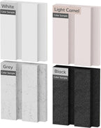 TONOR Bilayer Acoustic Panels Color Samples Pack, 3.86''x3.15''x0.72'' Adhesive by TONOR