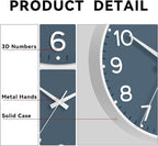 Roymnie Wall Clock, Silent Wall Clocks Battery Operated 8 Inch-Modern Non - Image 6