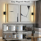 iThird Battery Operated Wall Sconces Set of 2: 10000mAh Rechargeable Wireless - Image 9