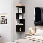 Corner Shelf Wall Mount, 5-Tier Floating Corner Bookshelf - Image 10