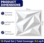 3D Wall Panel for Interior Wall Decor, PVC Wall Panels for Living Room Bedroom - Image 3
