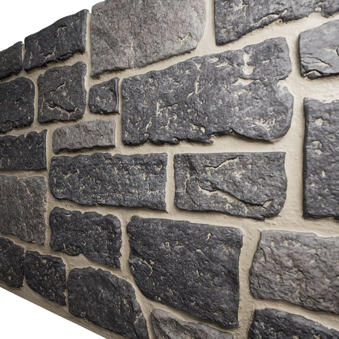 EverStone Cobblestone Faux Stone Panel, Oxford Terrace Color - Image 7