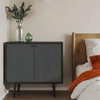 Heroad Grey Peel and Stick Wallpaper Modern Contact Paper Dark Grey and Black - Image 9