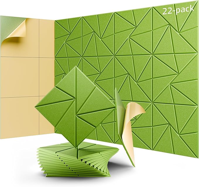 22 Pack Acoustic Panels, Sound Proof Foam Panels by LEIYER