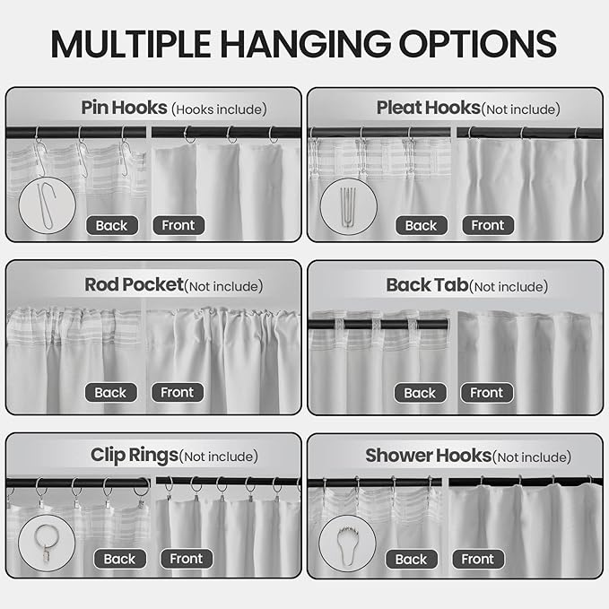 Floor to Ceiling Curtain for Wall Ceiling Mount Track - Image 2
