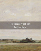 InSimSea Framed Canvas Wall Art, Vintage Landscape Painting, Rustic Nature - Image 7