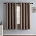 IGEMAEVE Blackout Curtains 72 Inch Length 2 Panels Set, Grommet Energy Saving by IGEMAEVE