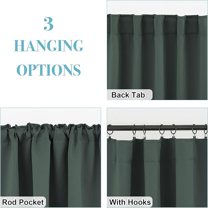 RYB HOME Kitchen Window Curtains Over Sink - Image 4