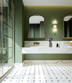 Dimoon 236''x15.7'' Green Skin Peel and Stick Wallpaper Contact Paper Modern - Image 9