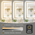 72x40 Inch LED Bathroom Mirror - Image 5
