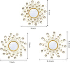 Mirror Wall Decor Wall Mirrors Decorative Sunburst Boho Mirror Gold Mirror Wall - Image 2