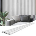 Art3d 8-Pack 96 x 6in. WPC Acoustic Slat Wall Panel by Art3d