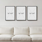 Framed Boho Mid Century Modern Wall Art - Image 9