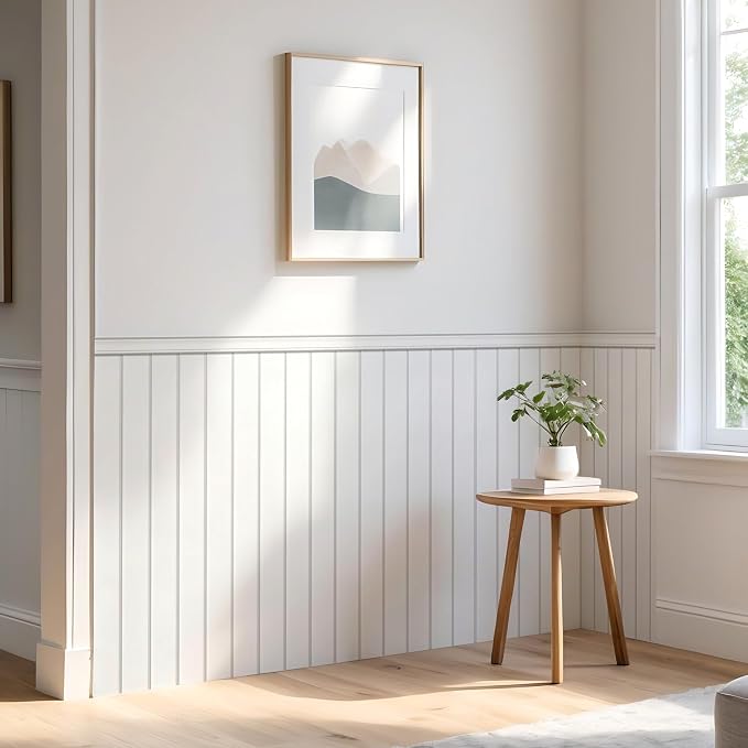 PS Wainscoting Wall Panel Kit, Paintable Waterproof PS Panels - Image 6