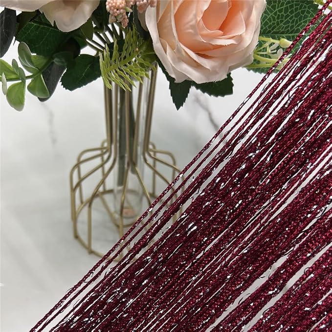 ave split Decorative Door String Curtain Wall Panel Fringe Window Room Divider - Image 3