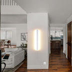 KELUOLY Modern Plug in Wall Sconces, 23.6 inch Frosted White LED Long Wall - Image 8