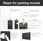 -Black and Gold Marbled Fabric Wallpaper Dark Abstraction Art Living Room - Image 5