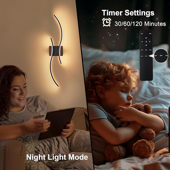 Battery Operated Wall Sconces Set of Two - Image 7