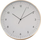 LUUK LIFESTYLE Silent Quartz wall Clock, Nordic and Minimalist Design, Interior by LUUKLIFESTYLE