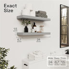 BAOBAB WORKSHOP Wood Floating Shelves - Image 3