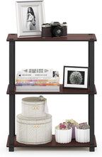 Furinno TURN-S-TUBE Storage Shelves, 3-Tier Book Shelf, Corner Shelf, Toolless - Image 4