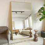 Koonmi 76"x34" Floor Mirror Full Length, Bedroom Floor Body Mirror - Image 6
