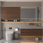 BOMENG Walnut Wood Contact Paper 16x79 inch Dark Brown Wood Wallpaper Peel and - Image 2
