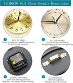 Large Wall Clocks for Living Room Decor Big Silent Wall Clock Battery Operated - Image 5