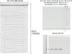 YIIBAII Mini Blinds Suitable for 34.5" W x 64" H Windows 1" Aluminum Horizontal - Image 6