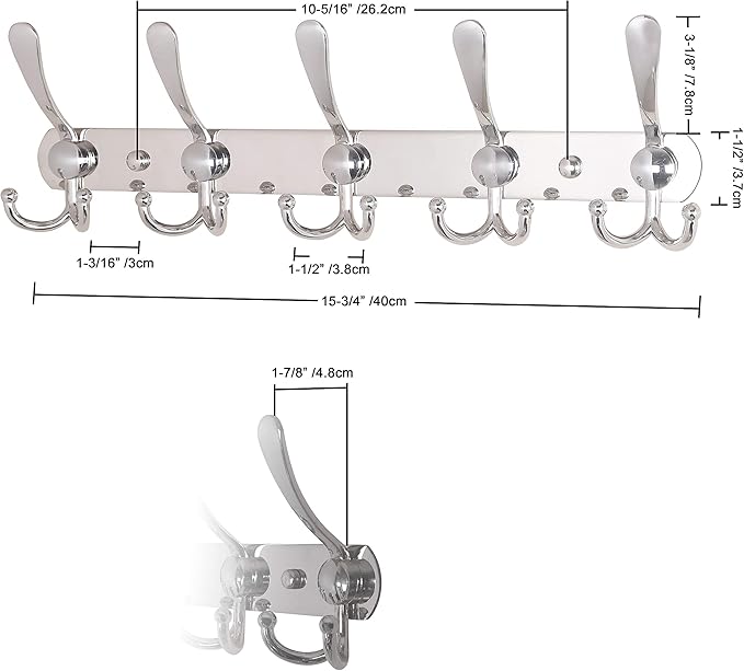 Dseap Wall Mounted Coat Rack - Image 5