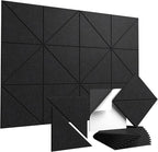 Vieshful 20 Pack Acoustic Panels, Peel & Stick Sound Absorbing Wall Panels by Vieshful
