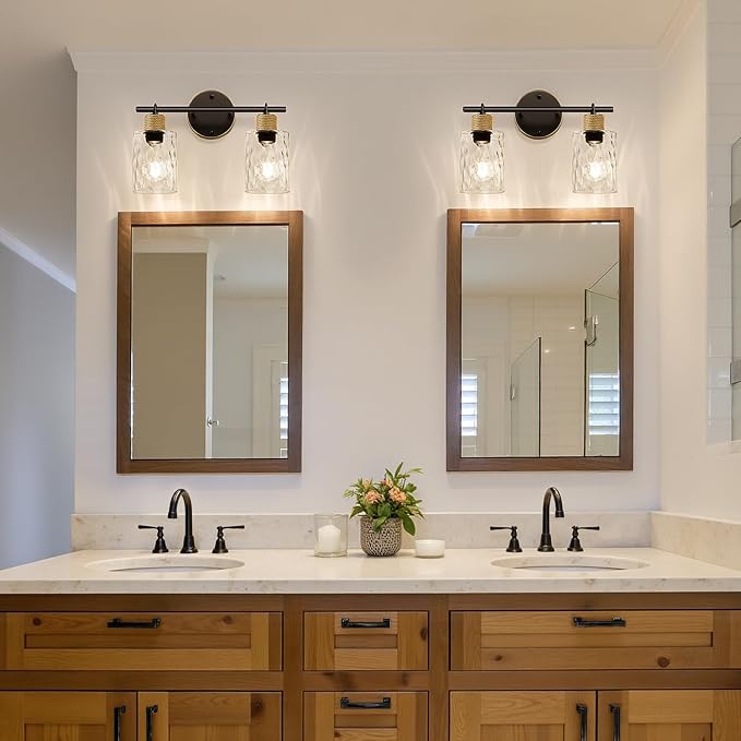 MOKATNG Bathroom Light Fixtures, 2-Light Coastal Vanity Lights - Image 4