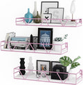 Amaoot Floating Shelves Set of 3, Home Wood Wall Shelf, Farmhouse Shelf by Amoot