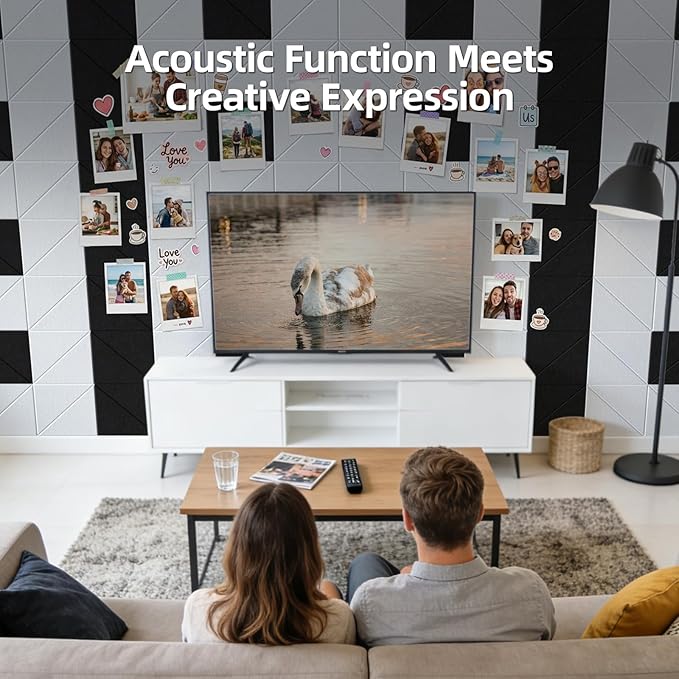 Vieshful 20 PackAcoustic Panels, Peel & Stick Sound Absorbing Wall Panels - Image 9