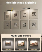 EZVALO Picture Light for Wall, 4800mAh Rechargeable Wireless Remote Battery - Image 7
