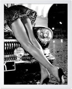 Poster Master Sexy Legs on Classic Car Poster by PosterMaster