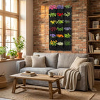 WFIST Vertical Hanging Planter Bag, Breathable Felt Wall Garden Planter - Image 6